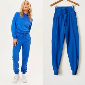 Frankies Bikinis MEDIUM Frank Sweatpants in Pacific Blue